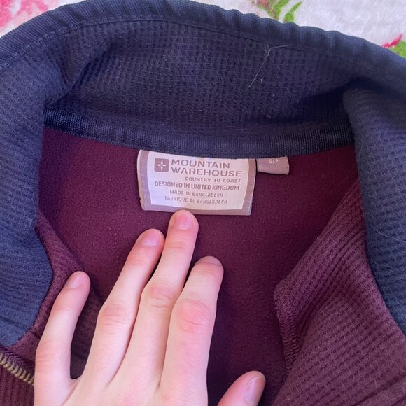 Mountian warehouse burgundy quarter zip pullover sweater! - Picture 12 of 15